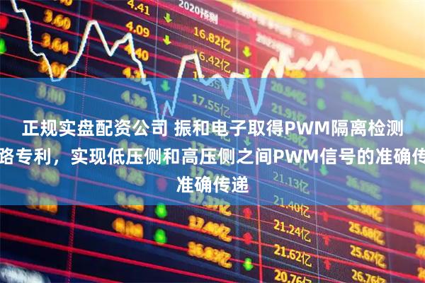 正规实盘配资公司 振和电子取得PWM隔离检测电路专利，实现低压侧和高压侧之间PWM信号的准确传递